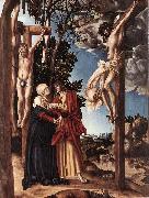 CRANACH, Lucas the Elder Crucifixion inso oil painting picture wholesale